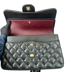 Classic Double Flap Jumbo Lambskin Black GHW