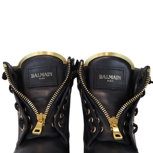 Combat Boots Black GHW Size 37