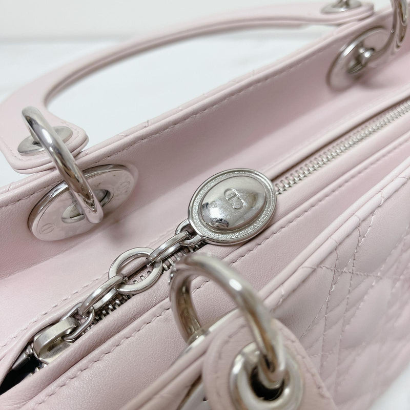 Lady Dior Medium Lambskin Pink SHW