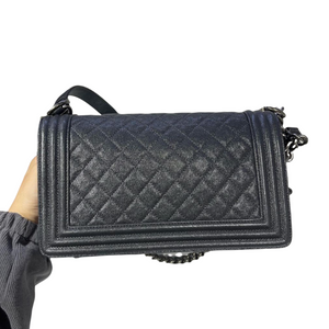 Le Boy Old Medium Caviar Dark Grey RHW