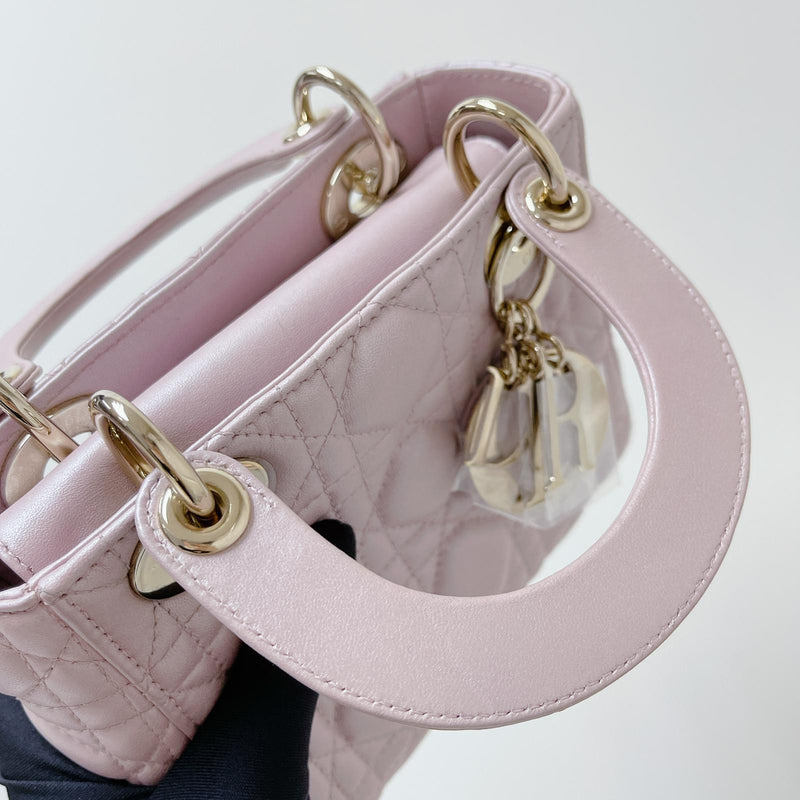 Mini Lady Dior Pearl Pink