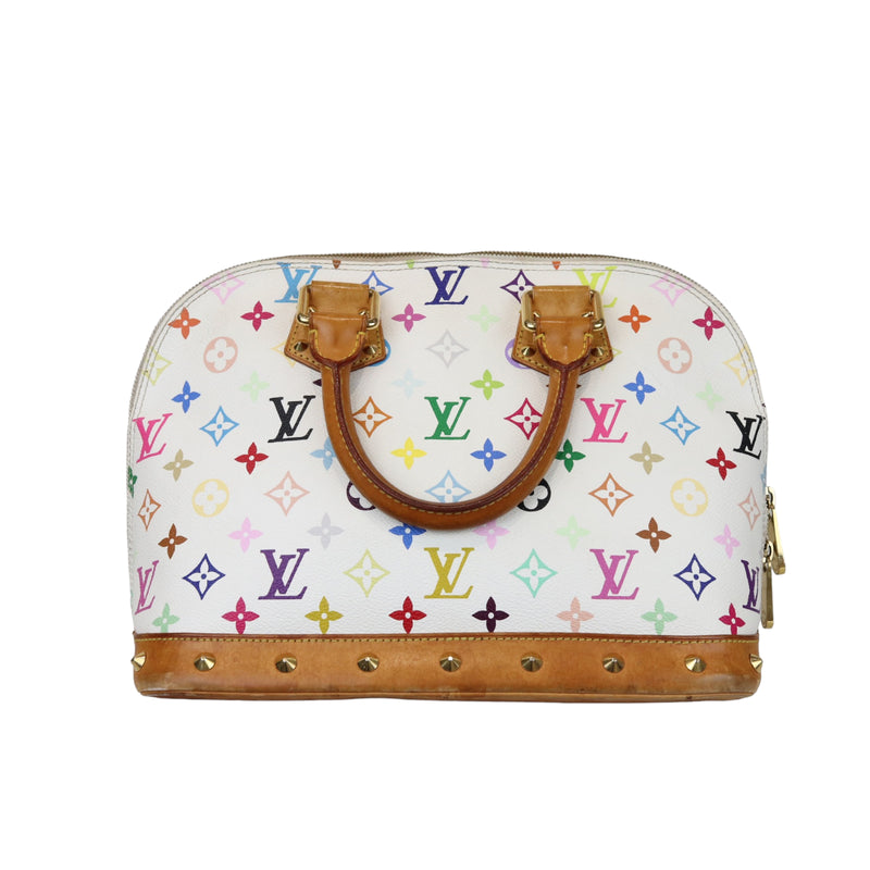 Monogram Multicolor Alma PM White GHW