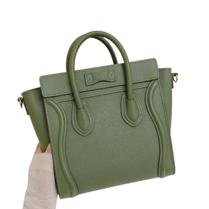 Luggage Bag Nano Leather Army Green GHW