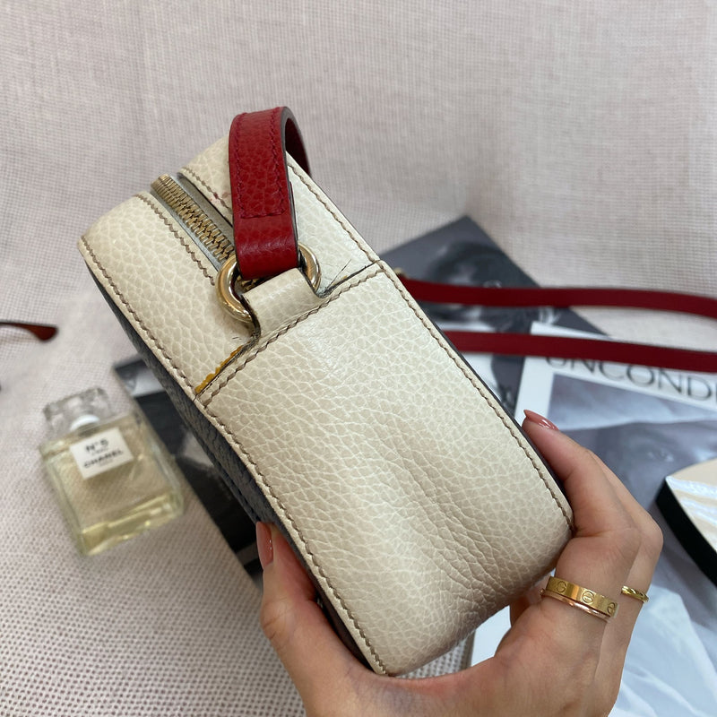 Soho Small Leather Disco Bag Tri Coloured