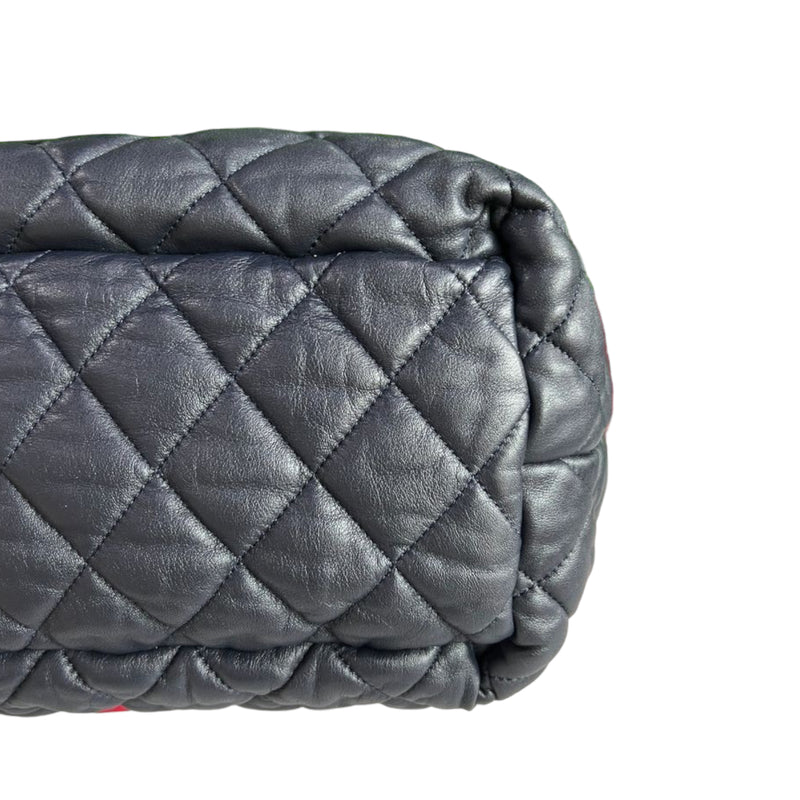 CHANEL Nylon Quilted Coco Cocoon Backpack Black 1297644