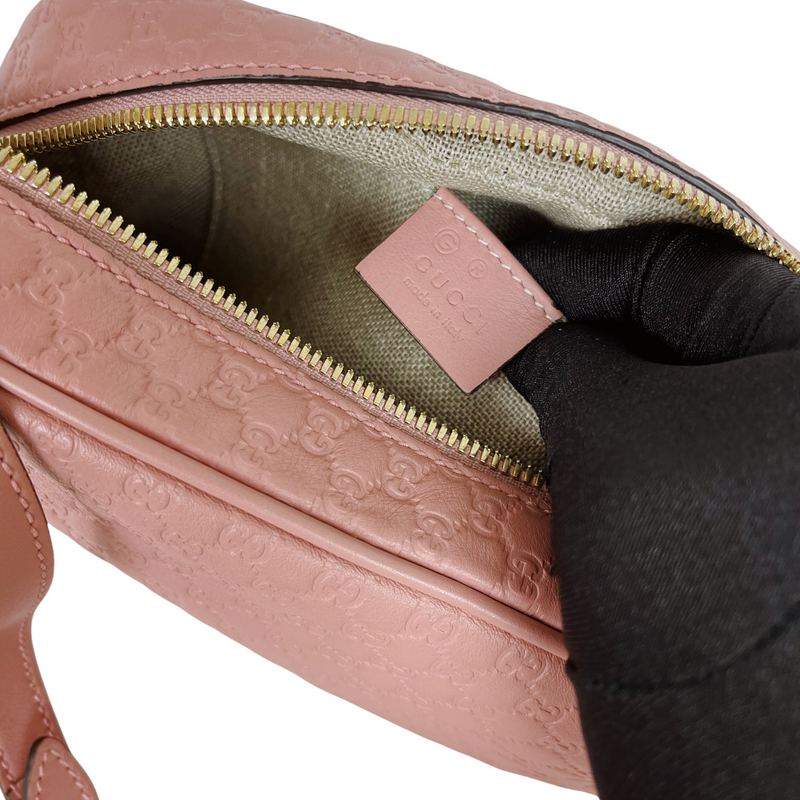 Guccissima Bree Pink Camera Bag