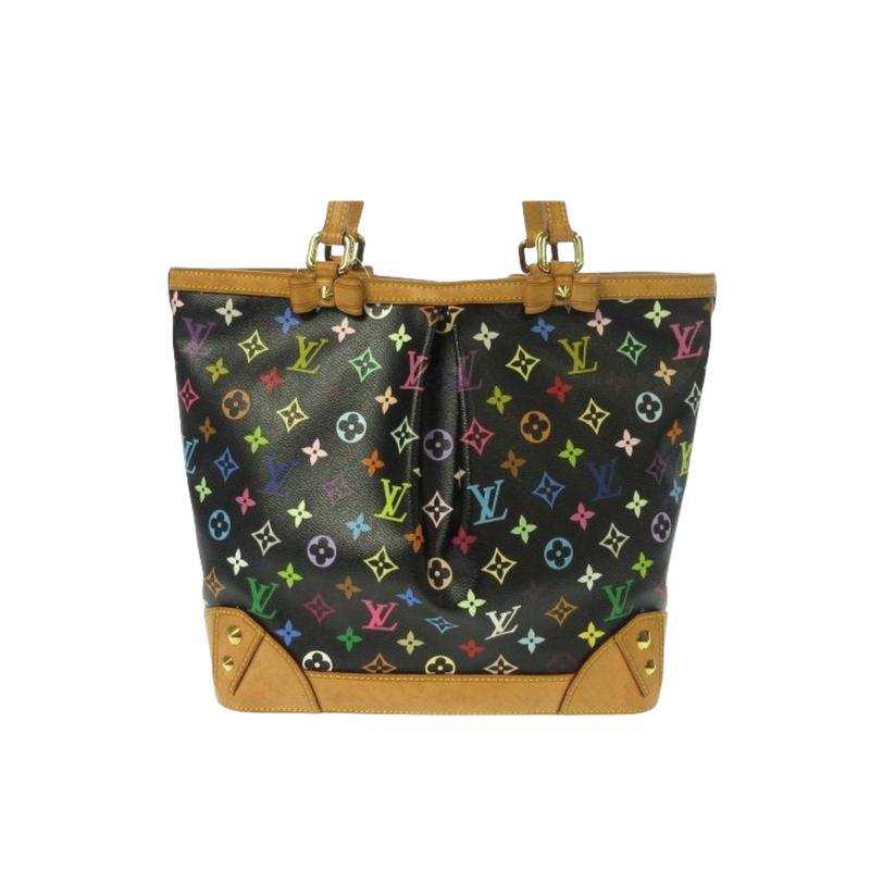 Multicolour Monogram Sharlene Shoulder Tote Bag