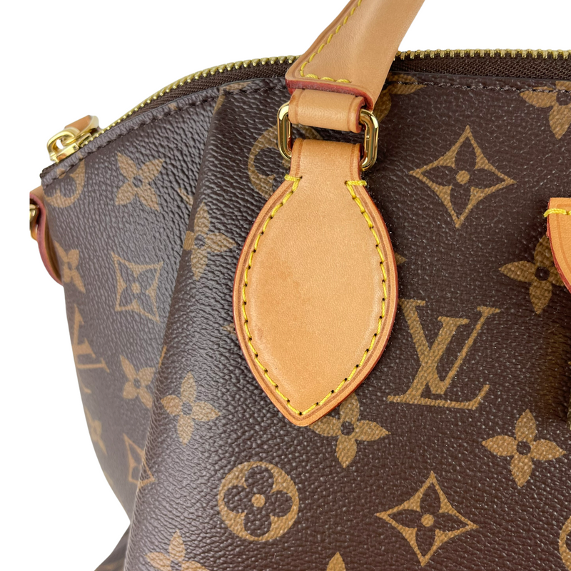 Louis Vuitton Rivoli Bag MM Monogram Brown in Coated Canvas with Gold-tone  - US