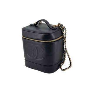 CC Caviar Vintage Vanity Black GHW
