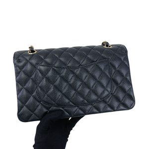 Classic Flap Medium Caviar Black GHW