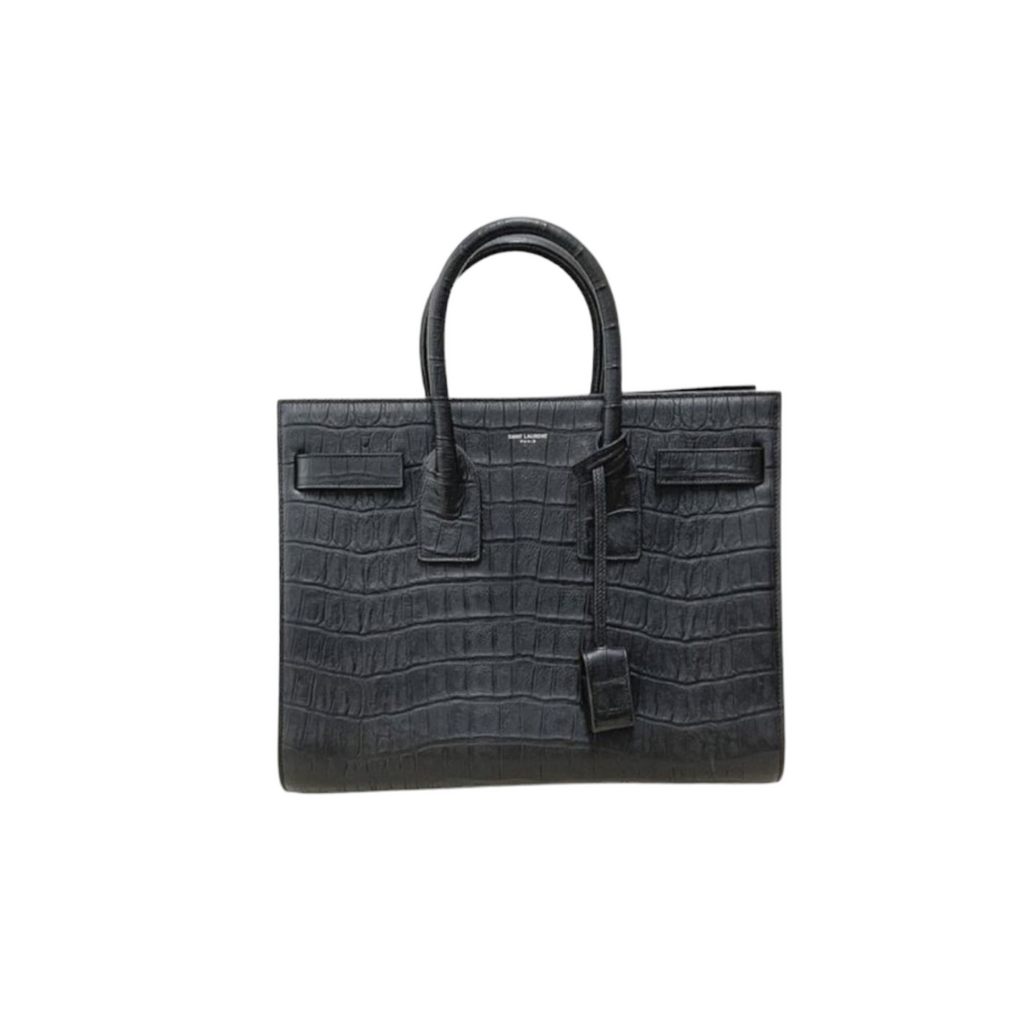 Small Sac De Jour Embossed Black SHW