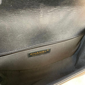 Boy Old Medium Lambskin Black GHW