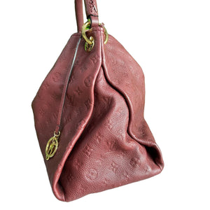 Artsy MM Empreinte Burgundy GHW