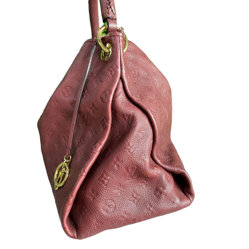 Artsy MM Empreinte Burgundy GHW