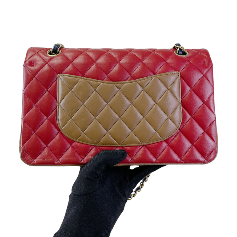 Classic Flap Medium Tri Coloured GHW