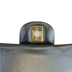 Classic Flap Black Medium Lambskin GHW