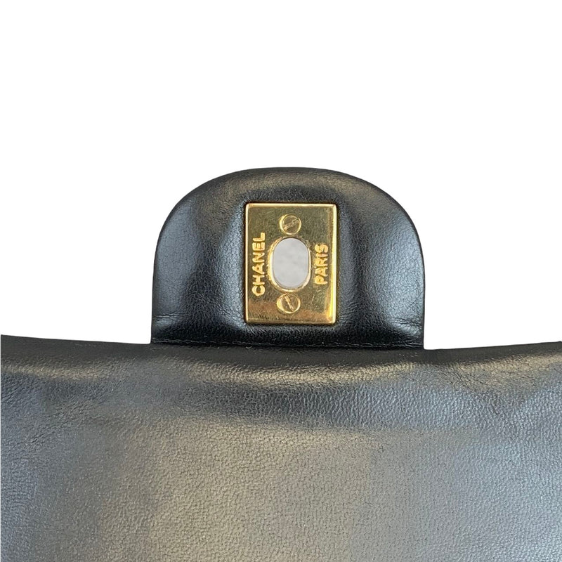 Classic Flap Black Medium Lambskin GHW