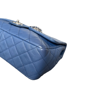Single Flap Jumbo Washed Caviar Blue SHW