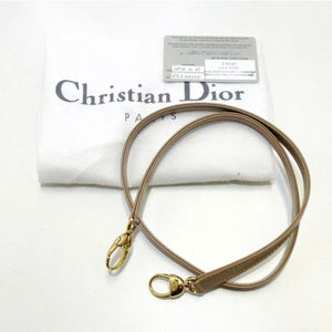 Lady Dior Medium Patent Beige GHW