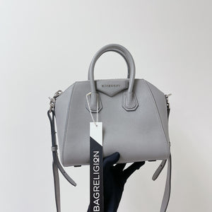Mini Antigona Bag Grey