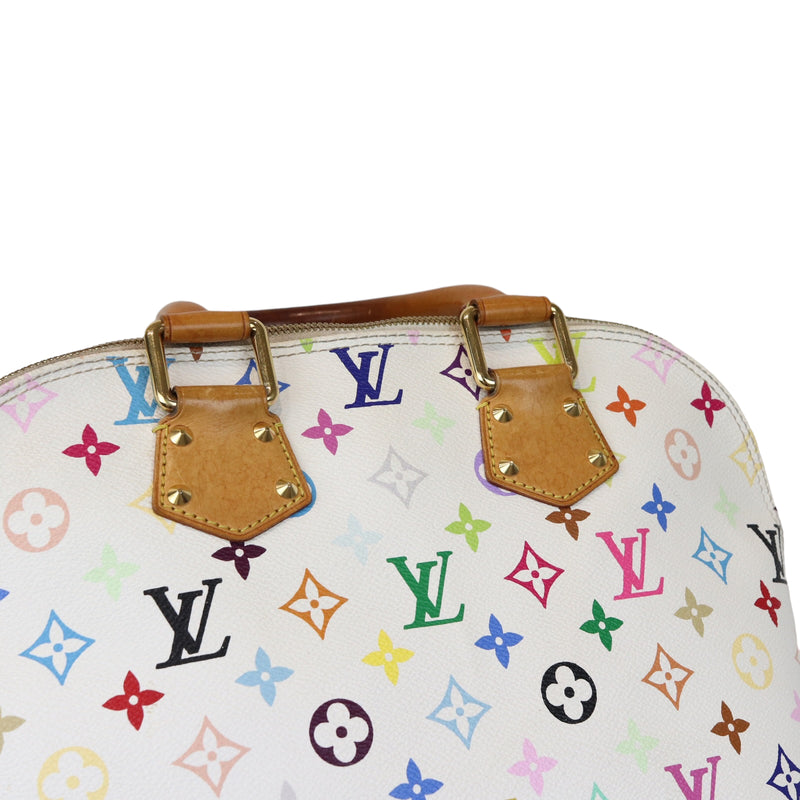Monogram Multicolor Alma PM White GHW