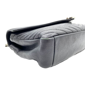 Large College Leather Black with RHW
