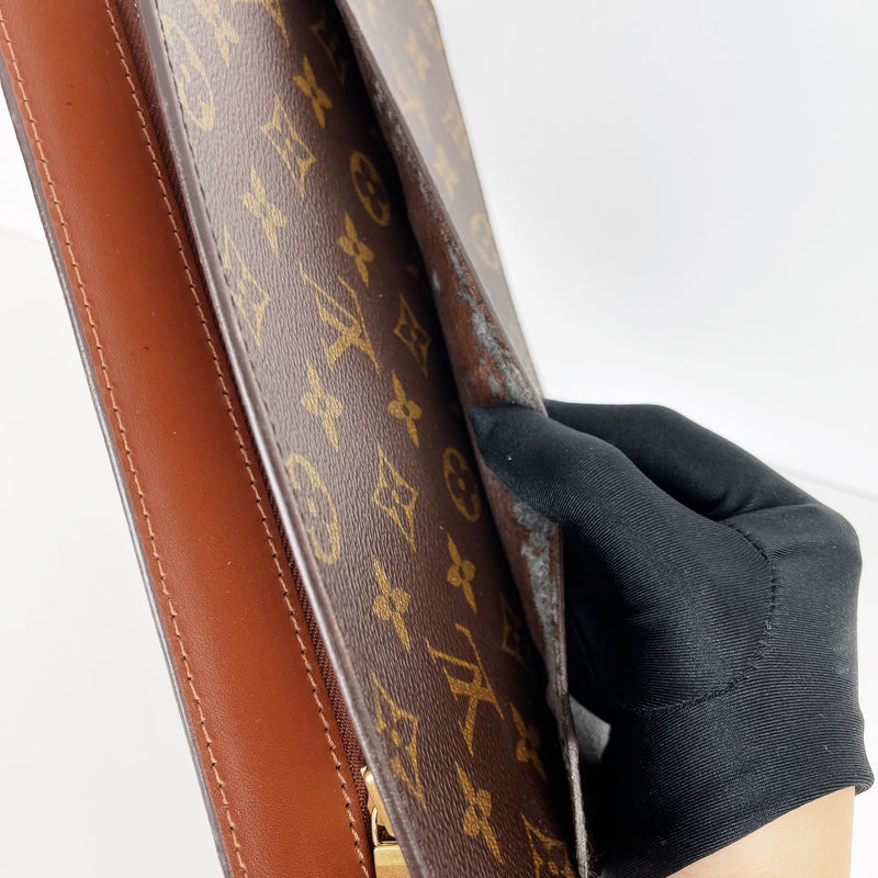 Louis Vuitton Poche Documents Portfolio Monogram Brown Case