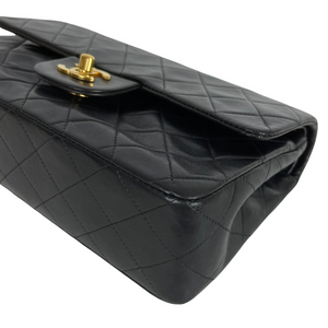 Vintage Classic Double Flap Lambskin Small Black GHW