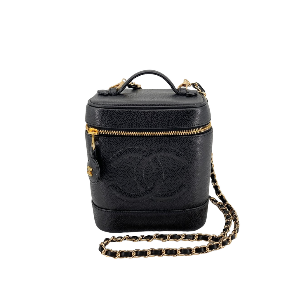 CC Caviar Vintage Vanity Black GHW