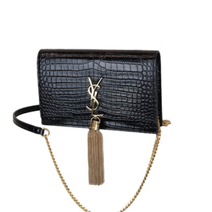 Classic Monogram Kate Tassel WOC Black GHW