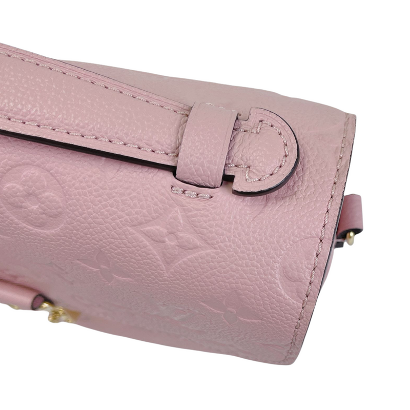 Louis Vuitton Pink Monogram Empreinte Pochette Metis QJB0UEEHPB006