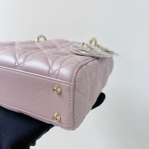 Mini Lady Dior Pearl Pink