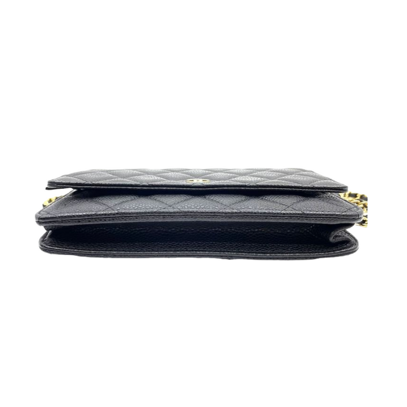 WOC Quilted Caviar Black GHW
