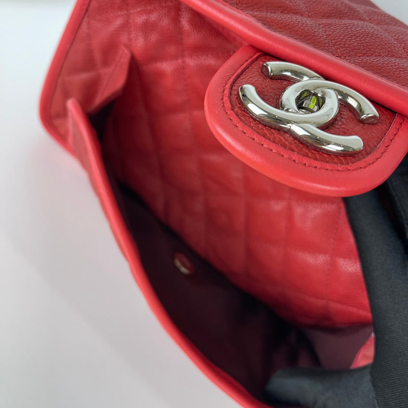 French Riviera Flap Caviar Red SHW