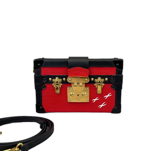 Petit Malle Epi Trunk Clutch Red GHW