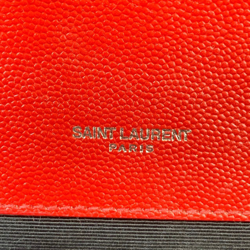 Medium Envelope Grain de Poudre Red GHW