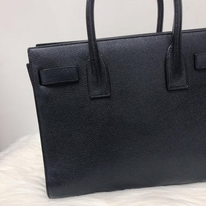 Baby Sac De Jour in Black Grained Leather