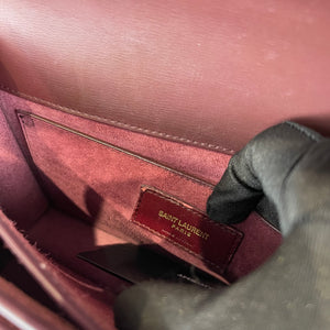 Medium Sunset Bag Burgundy GHW