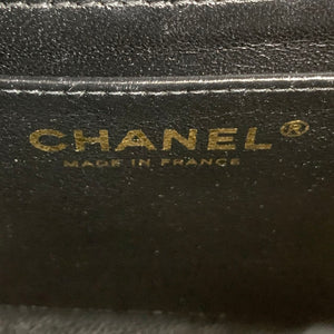 Classic Flap Square Mini Lambskin Black GHW