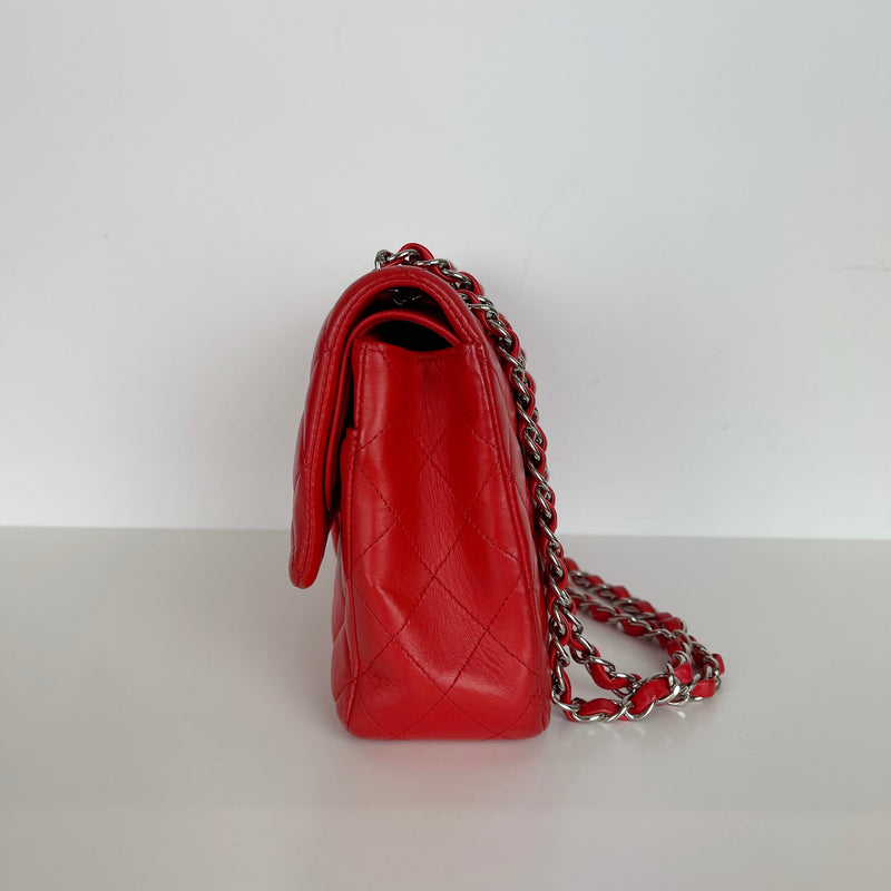 Classic Flap Medium Lambskin Red SHW | Bag Religion