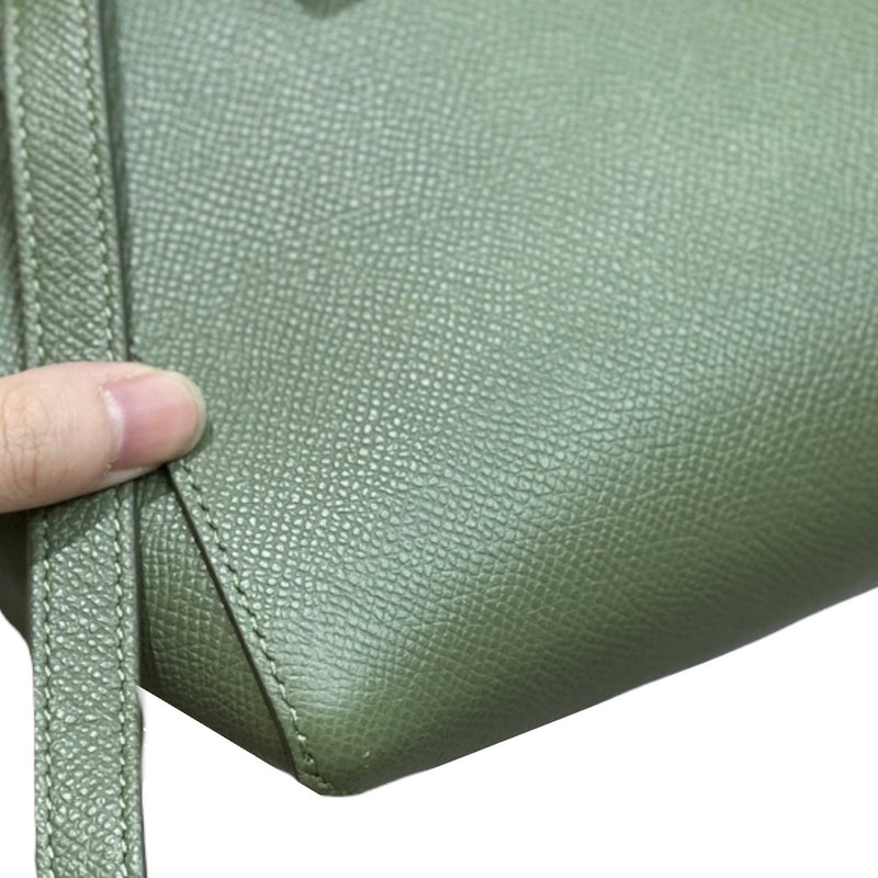 Belt Bag Mini Leather Green GHW