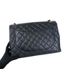 Classic Single Flap Maxi Caviar Black GHW