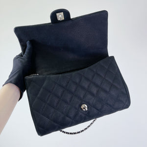 Timeless Clutch in Caviar Leather Black SHW