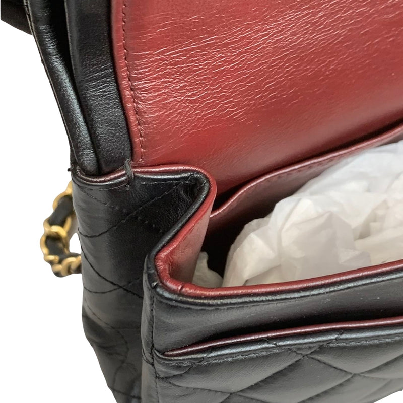 Classic Flap Black Medium Lambskin GHW