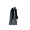Classic Jumbo Single Flap Black 24K Coated GHW
