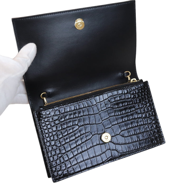 Classic Monogram Kate Tassel WOC Black GHW