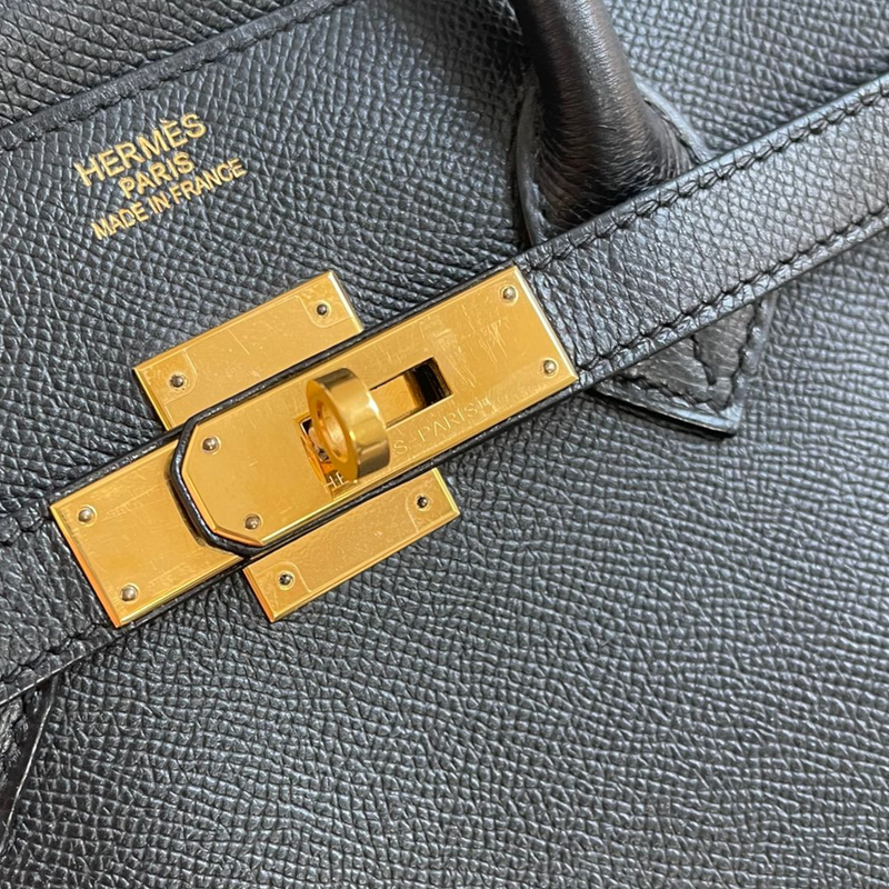 Birkin 35 Epsom Black GHW