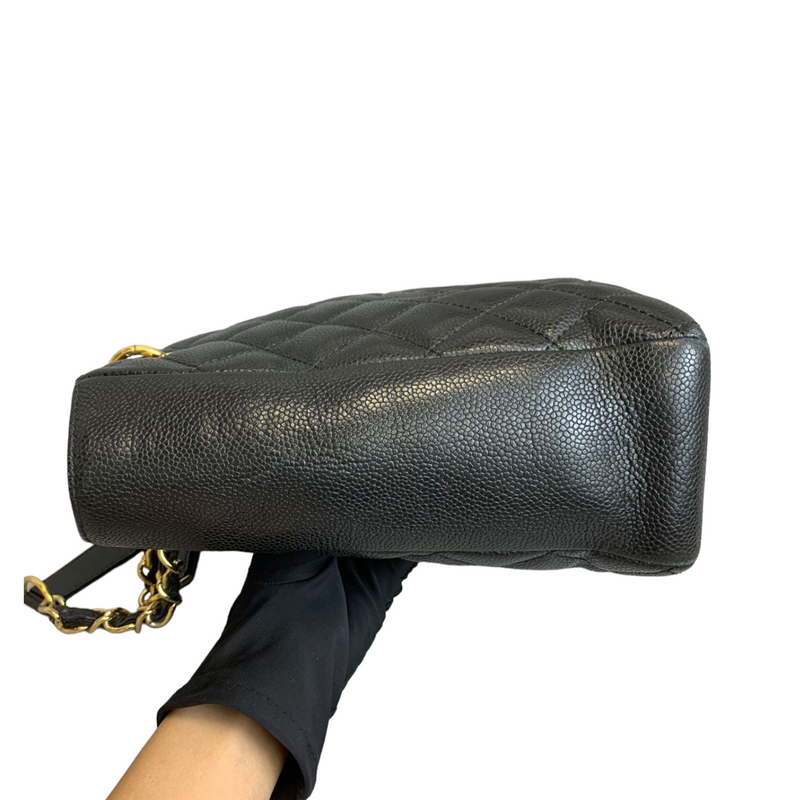 PST Tote Caviar Black GHW
