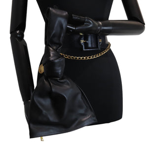 Twist Knot Black Bag GHW