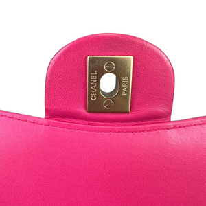 Mademoiselle Chic Mini Pink Lambskin GHW